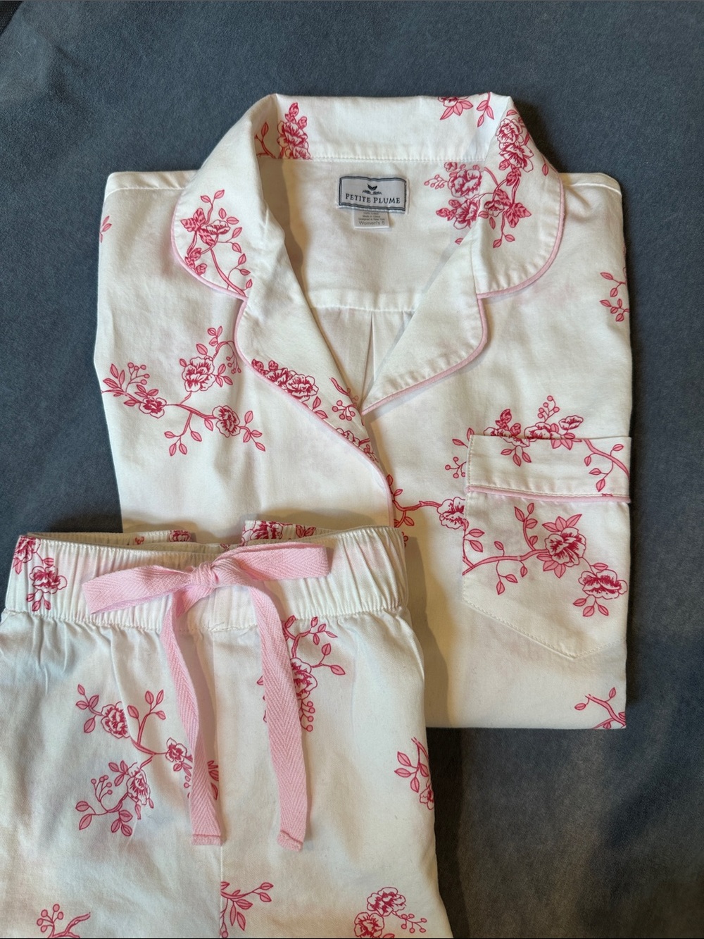 Petite Plume Shorty Pajama Set